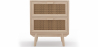 Buy Rattan Bedside Table with Drawers, Boho Bali Style - Treys Natural 60509 - in the EU