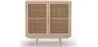 Natural Wood Sideboard - Boho Bali Design - 2 doors - Treys image 9