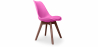 Buy Dining chair Denisse Scandi Style Premium Design With Cushion - Dark Legs Fuchsia 59953 in the Europe