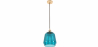 Buy Ceiling Lamp - Pendant Lamp - Glass and Metal - Amaia Blue 60530 - in the EU