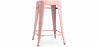 Buy Bar Stool - Industrial Design - 60cm - New Edition - Stylix Pastel orange 60122 at Privatefloor
