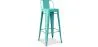 Bar Stool with Backrest - Industrial Design - 76cm - New Edition - Stylix image 9