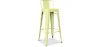 Bar Stool with Backrest - Industrial Design - 76cm - New Edition - Stylix image 9