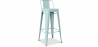 Buy Bar Stool with Backrest - Industrial Design - 76cm - New Edition - Stylix Pale Green 60325 in the Europe