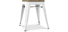 Buy Stylix Stool wooden - Metal - 45 cm White 58350 at Privatefloor