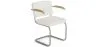 Dining Chair with Armrests - Upholstered in Bouclé Fabric - Henr White 60540 photo 1 Dining Chair with Armrests - Upholstered in Bouclé Fabric - Henr image 9
