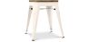 Buy Stylix Stool wooden - Metal - 45 cm Cream 58350 - in the EU