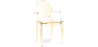 Buy Transparent Dining Chair - Armrest Design - Louis XIV Amber 16461 at Privatefloor