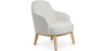 Buy Upholstered Dining Chair - White Boucle - Letter White 60543 - in the EU