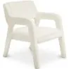Buy Upholstered Dining Chair - White Boucle - Colette White 60544