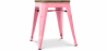Buy Stylix Stool wooden - Metal - 45 cm Pink 58350 - prices