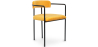 Buy Upholstered Dining Chair - Velvet - Garne Yellow 60545 at Privatefloor