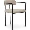 Buy Upholstered Dining Chair - Velvet - Garne Taupe 60545