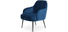 Buy Upholstered Dining Chair - Velvet - Hyra Dark blue 60548 in the Europe