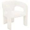 Buy Upholstered Dining Chair - White Boucle - Ashley White 60551
