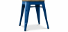 Buy Stylix Stool wooden - Metal - 45 cm Dark blue 58350 home delivery
