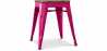 Buy Stylix Stool wooden - Metal - 45 cm Fuchsia 58350 home delivery