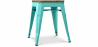 Buy Stylix Stool wooden - Metal - 45 cm Pastel green 58350 with a guarantee