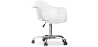 Buy Office Chair with Armrests Transparent - Swivel Desk Chair with Wheels - Grev Grey transparent 60599 - in the EU