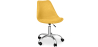 Buy Upholstered Desk Chair with Wheels - Tulip Yellow 60613 at Privatefloor