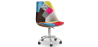 Buy Swivel Office Chair - Patchwork Upholstery  - Patchwork Simona Multicolour 60621 - in the EU