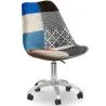Buy  Swivel Office Chair - Patchwork Upholstery - Pixi Multicolour 60624