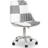 Buy Swivel Office Chair - Patchwork Upholstery - Sam  Multicolour 60625