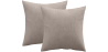 Buy Pack of 2 velvet cushions - cover and filling - Mesmal Beige 60631 Home delivery