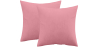 Buy Pack of 2 velvet cushions - cover and filling - Mesmal Pastel pink 60631 - in the EU