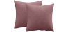 Buy Pack of 2 velvet cushions - cover and filling - Mesmal Pink 60631 with a guarantee