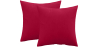 Buy Pack of 2 velvet cushions - cover and filling - Mesmal Red 60631 Home delivery