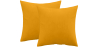 Buy Pack of 2 velvet cushions - cover and filling - Mesmal Yellow 60631 in the Europe