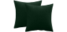 Buy Pack of 2 velvet cushions - cover and filling - Mesmal Dark green 60631 at Privatefloor