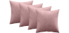 Buy Pack of 4 velvet cushions - cover and filling - Mesmal Rose Gold 60632 - in the EU