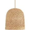 Buy Rattan Ceiling Lamp - Boho Bali Design Pendant Lamp - 30cm- Rava Natural 60634