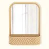 Buy Wall Mirror with Rattan Frame - Bali Boho Style - Amara Natural 60636
