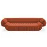 Buy Velvet Upholstered Sofa - 3/4 seats - Caden Orange 60640