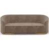 Buy 3/4-Seater Velvet Upholstered Sofa - Herina Taupe 60648