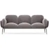 Buy 3-Seater Sofa - Upholstered in Velvet - Vandan Dark grey 60652