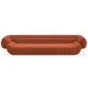 Buy Velvet Upholstered Sofa - 4/5 seats - Caden Orange 60641