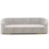 Buy 4/5-Seater Velvet Upholstered Sofa - Herina Light grey 60649