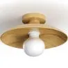 Buy Ceiling Lamp - Wooden Wall Light - Richmon Natural 60675