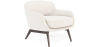 Buy Bouclé Upholstered Armchair - Jenna White 60695 - in the EU