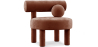 Buy  Armchair - Upholstered in Velvet - Klena Chocolate 60696 - prices