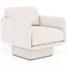Buy Upholstered Armchair in Bouclé Fabric - Jackson White 61000