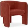 Buy Velvet Upholstered Armchair - Callum Red 60700