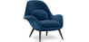 Buy Velvet Upholstered Armchair - Uyere Dark blue 60706 - prices