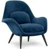Buy Velvet Upholstered Armchair - Uyere Dark blue 60706