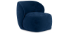 Buy Velvet Upholstered Armchair - Mykel Dark blue 60702 in the Europe