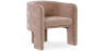 Buy Velvet Upholstered Armchair - Callum Cream 60700 Home delivery